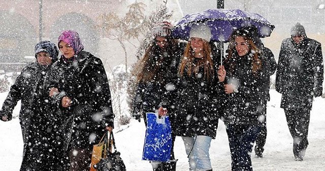 Meteoroloji&#039;den &#039;kar yağışı&#039; uyarısı