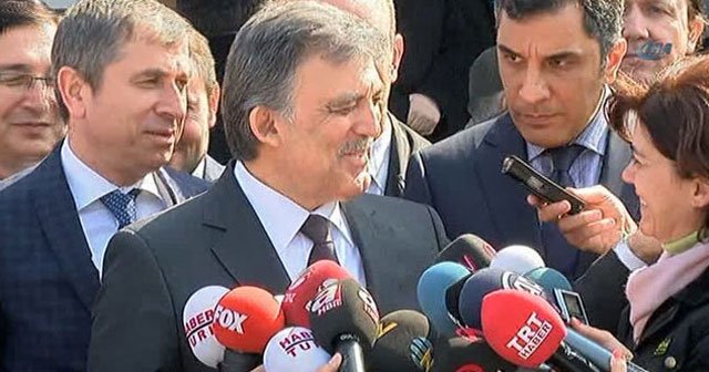 Abdullah Gül’den muhabire tepki