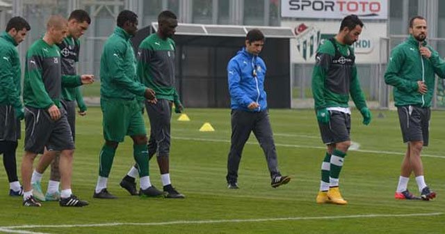 Bursaspor şut çalıştı