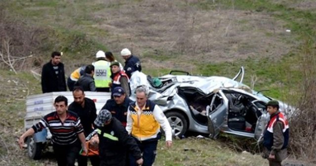 Çankırı&#039;da trafik kazası, 2 ölü