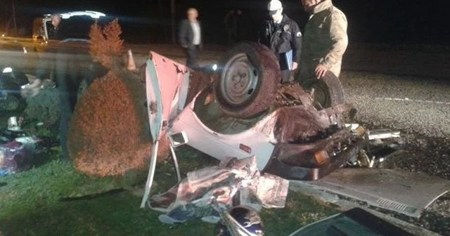 Denizli'de facia, 2 ölü 5 yaralı