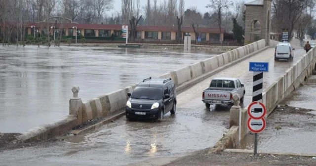 Edirne&#039;de taşkın endişesi