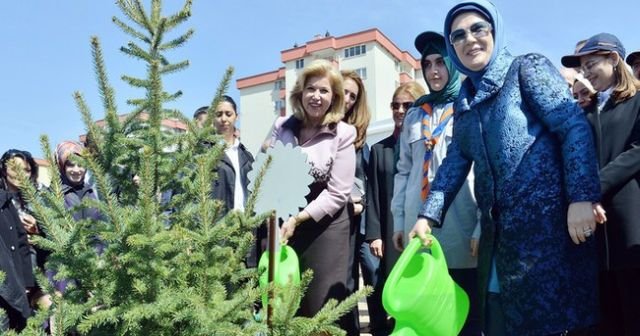 Emine Erdoğan &#039;Bereket Ormanları&#039; projesini başlattı