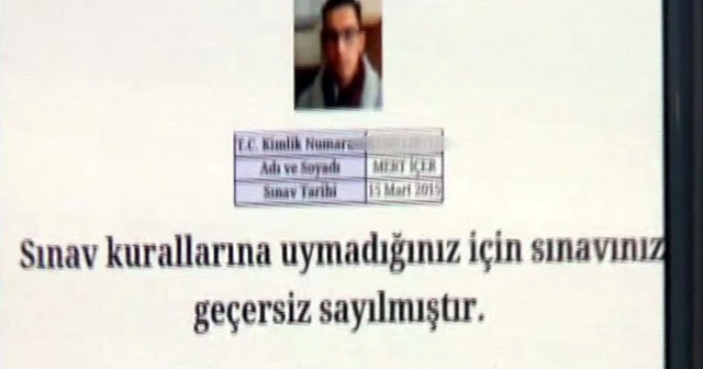Fethiye'de YGS skandalı