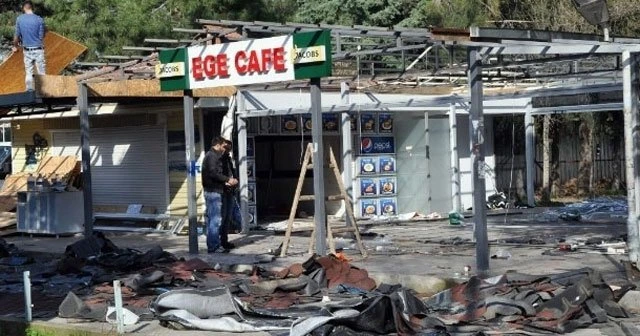 Fırat Çakıroğlu’nun öldürüldüğü kafe yıkıldı
