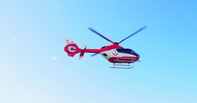 Gece görüşlü ambulans helikopterlerin eğitimleri tamamlandı