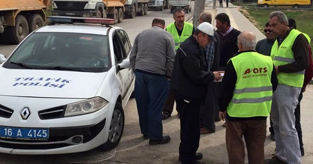 Güzergah dışına çıkan hafriyat kamyonlarına ceza yağdı
