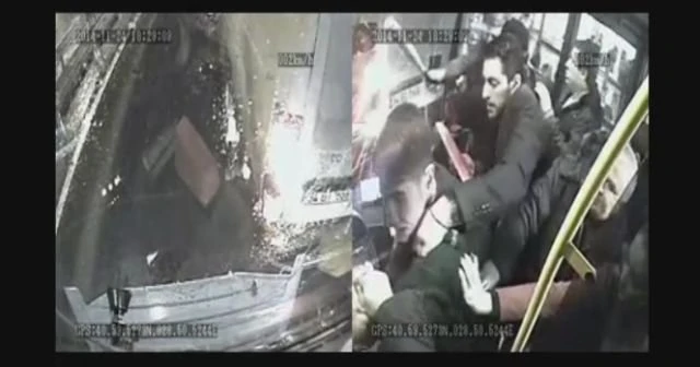 Halk otobüsünde beyzbol sopalı dehşet