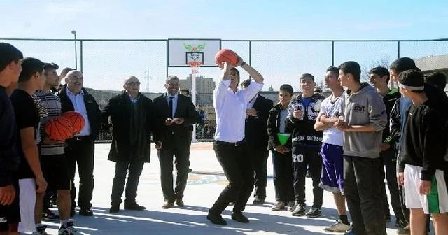 İbrahim Kutluay'dan Midyat'ta gösteri maçı