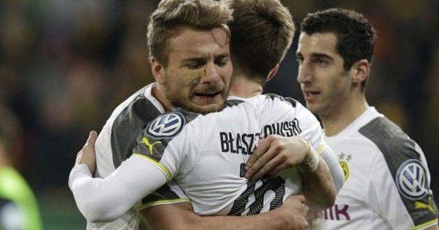 Immobile, Dortmund&#039;u çeyrek finale uçurdu!