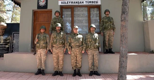 Necdet Özel yeni Süleyman Şah Türbesi'ni ziyaret etti