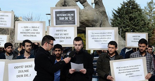 ODTÜ&#039;lü öğrenciler derse giremediklerini iddia etti