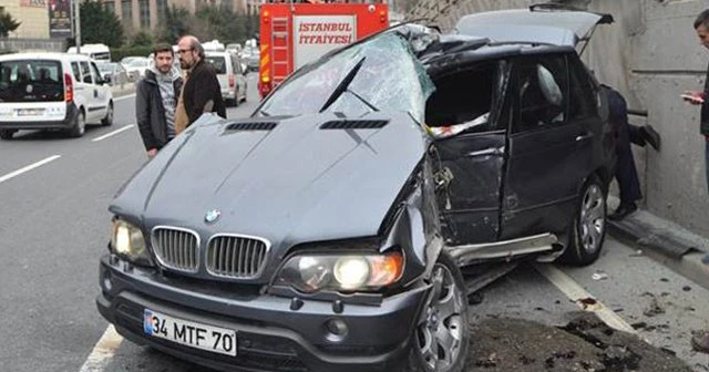 Ünlü sanatçının yeğeni kaza geçirdi!