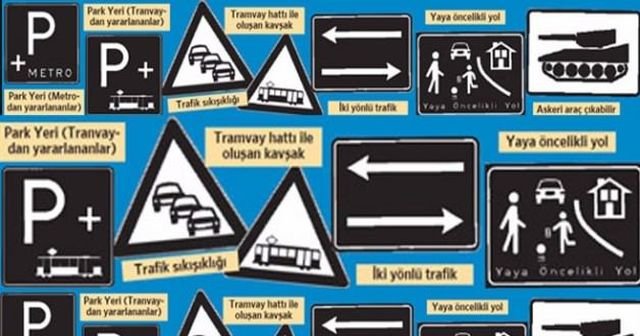 Yeni trafik levhaları geliyor