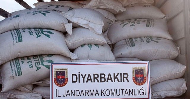 15 ton kaçak çay ele geçirildi