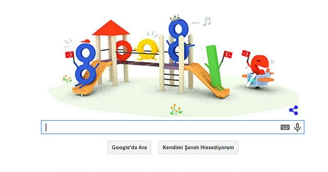 23 Nisan Ulusal Egemenlik ve Çocuk Bayramı Doodle oldu