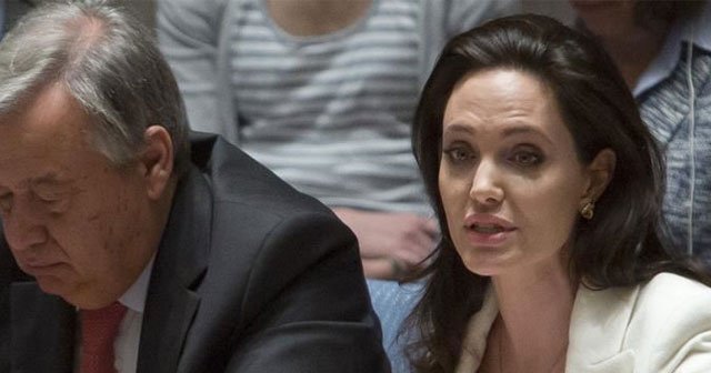 Angelina Jolie&#039;den BM Güvenlik Konseyi&#039;nde eleştiri