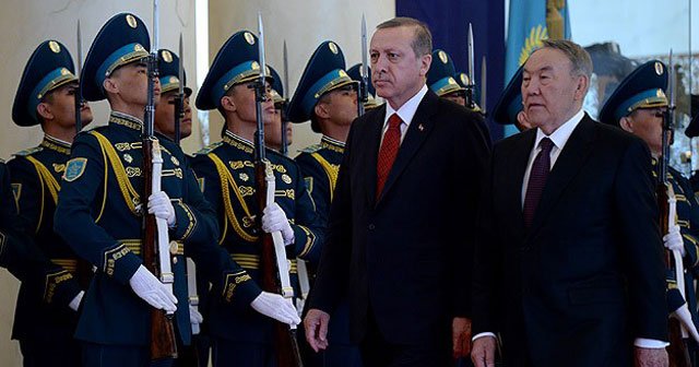 Cumhurbaşkanı Erdoğan Kazakistan&#039;da