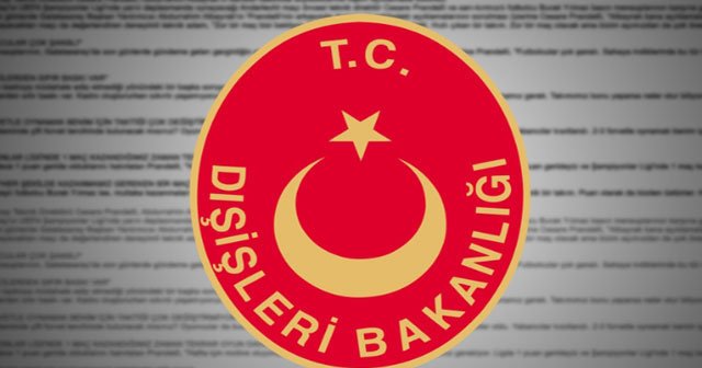 Dışişleri Bakanlığı'ndan İsrail'e tepki