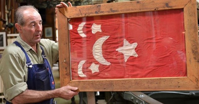 En kıymetli emanet Osmanlı bayrağı