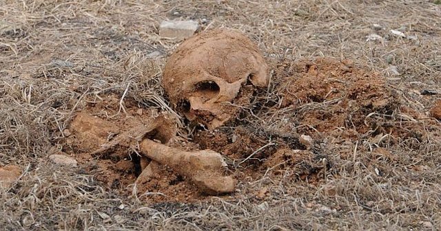 Gaziantep&#039;te çuval içerisinde insan kemikleri bulundu