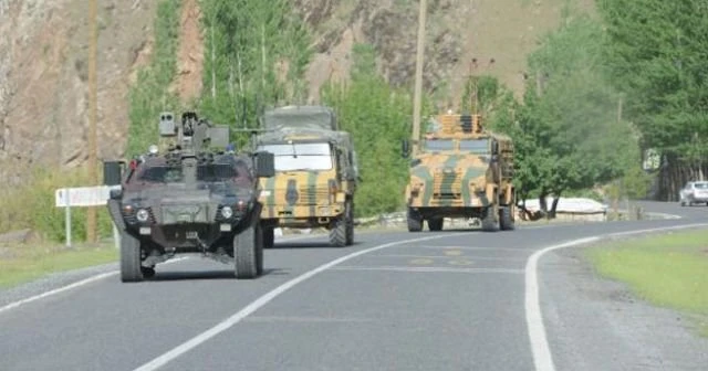 Hakkari'de askeri hareketlilik