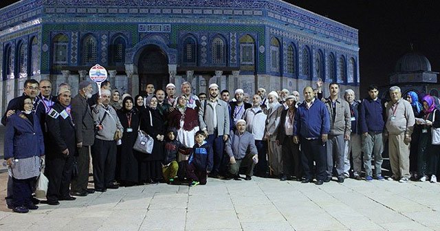 İlk umre kafilesi Kudüs&#039;e ulaştı