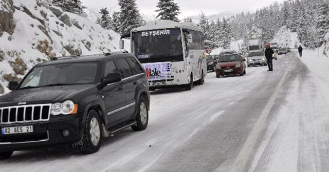 Konya-Antalya karayolu trafiğe açıldı