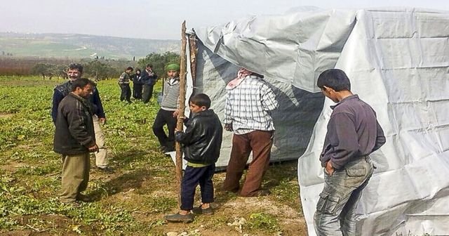 Savaştan kaçan Suriyeliler bakın nereye sığınıyor