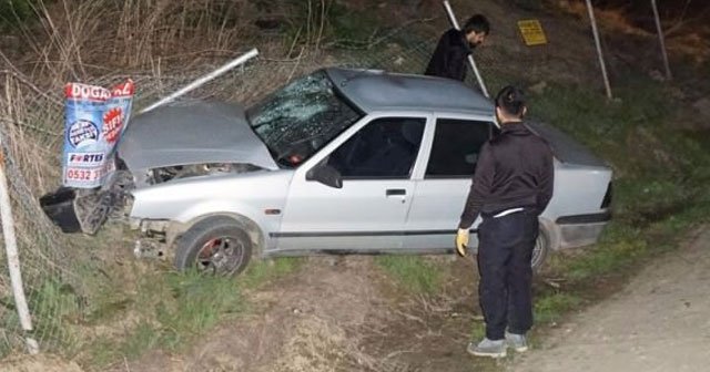 Tekirdağ&#039;da otomobil devrildi, 3 yaralı