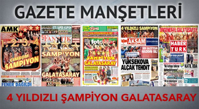 26 Mayıs 2015 gazete manşetleri