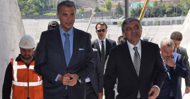 Abdullah Gül Vodafone Arena&#039;yı gezdi