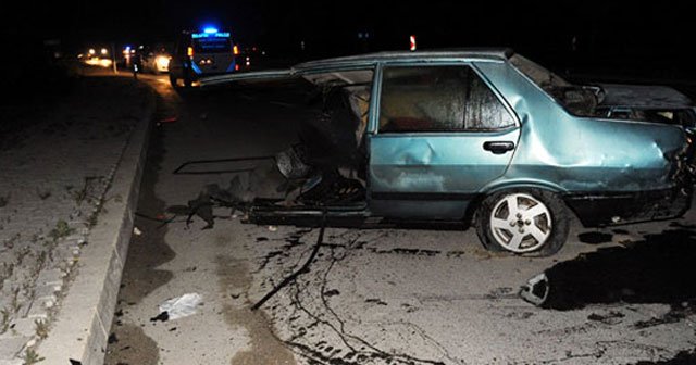 Afyonkarahisar’da korkunç kaza, 2 ölü