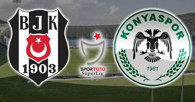 Beşiktaş Torku Konyaspor maçında ilk 11&#039;ler