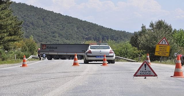 Çanakkale İzmir yolunda feci kaza