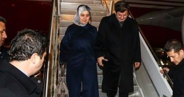 Davutoğlu Ankara'ya gitti