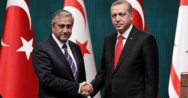 Erdoğan-Akıncı ortak açıklama yaptı