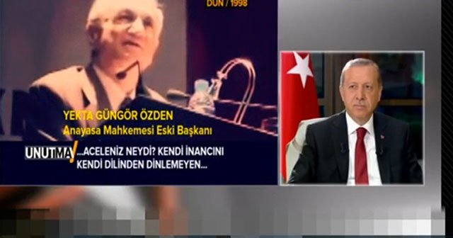 Erdoğan&#039;ın canlı yayına damga vuran o anı! &#039;Bu adam sağ mı?&#039;