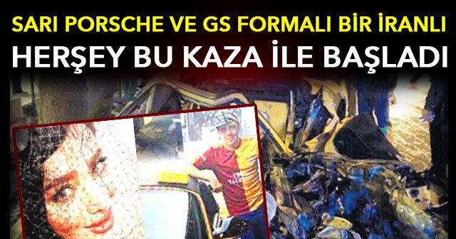 İran&#039;da sarı Porsche kazası! Ülke bunu konuşuyor