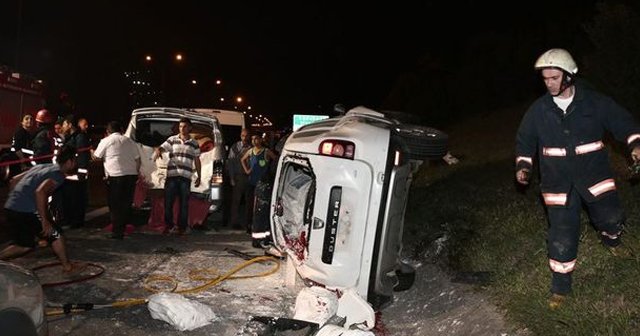 Kağıthane O-2 Otoyolunda feci kaza,1 ölü