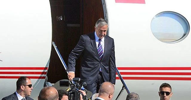 Mustafa Akıncı Türkiye'ye geldi