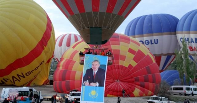 Nevşehir&#039;den Kazakistan&#039;a balonlu selam