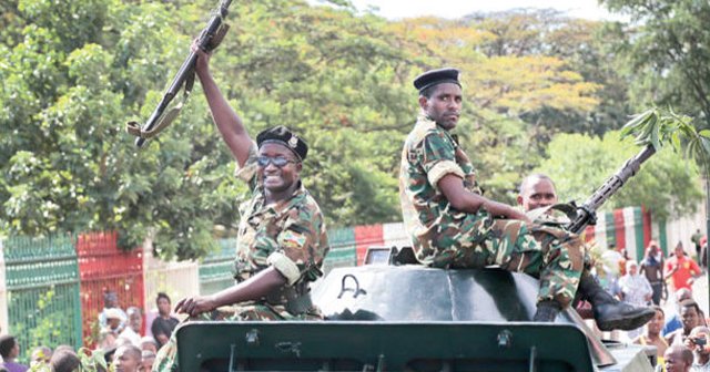 Orta Afrika ülkesi Burundi&#039;de ordu yönetime el koydu