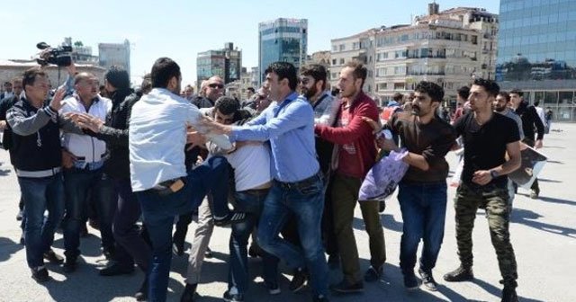 Taksim’deki eyleme polis müdahalesi