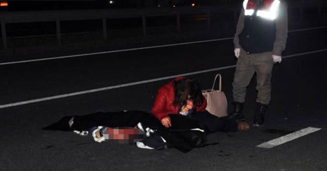 Tekirdağ&#039;da aracına bakan kazazedeye otomobil çarptı, 1 ölü