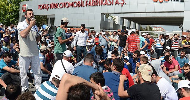 Tofaş&#039;ta işçilerin eylemi sona erdi