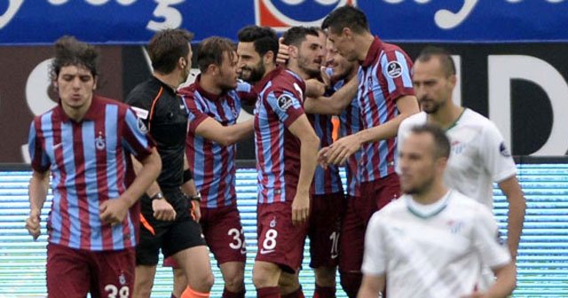 Trabzonspor Avrupa aşkına avantajı yakaladı