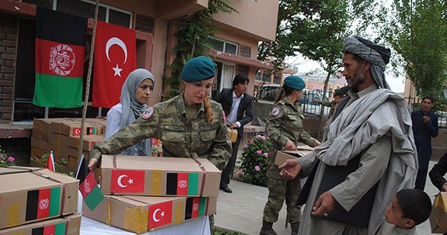 Türk birliğinden 250 Afgan aileye gıda yardımı