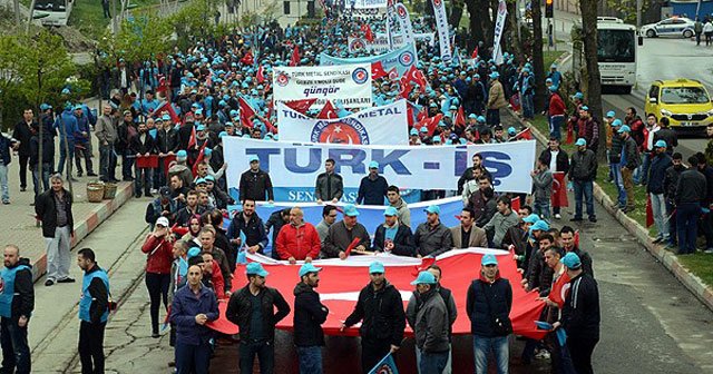 Türk-İş 1 Mayıs&#039;ı Zonguldak&#039;ta kutluyor