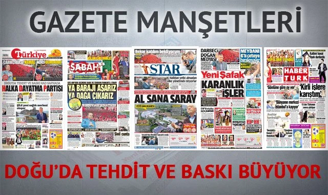 4 Haziran 2015 gazete manşetleri